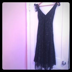 Nicole Miller Black Lace Dress